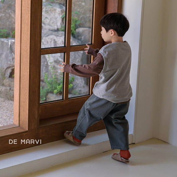 DE MARVI - Korean Children Fashion - #Kfashion4kids - Terry Vest - 10