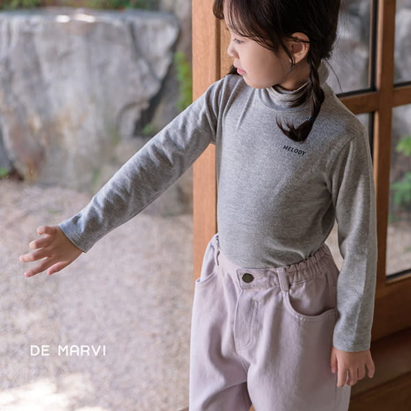 DE MARVI - Korean Children Fashion - #Kfashion4kids - Melody Turtleneck Tee - 2