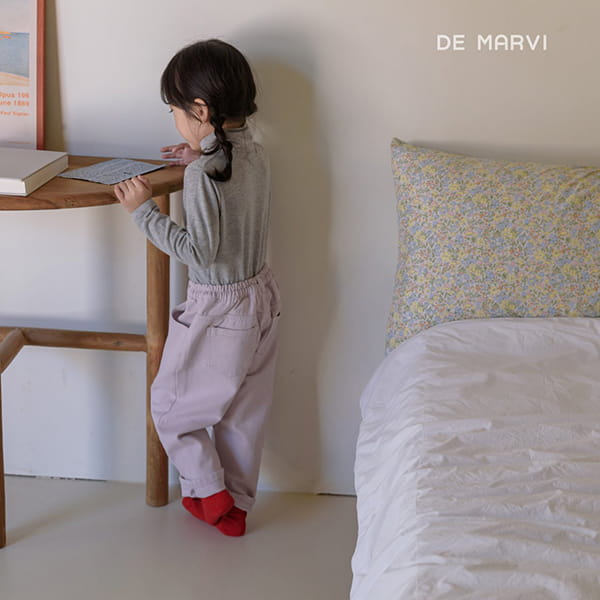DE MARVI - Korean Children Fashion - #Kfashion4kids - Melody Turtleneck Tee - 4