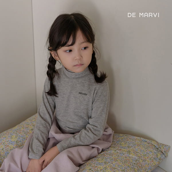 DE MARVI - Korean Children Fashion - #Kfashion4kids - Melody Turtleneck Tee - 6
