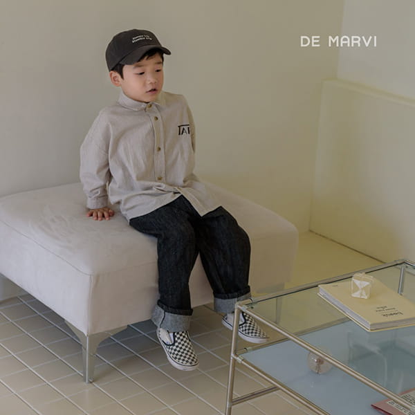 DE MARVI - Korean Children Fashion - #Kfashion4kids - Neff Denim Pants - 7