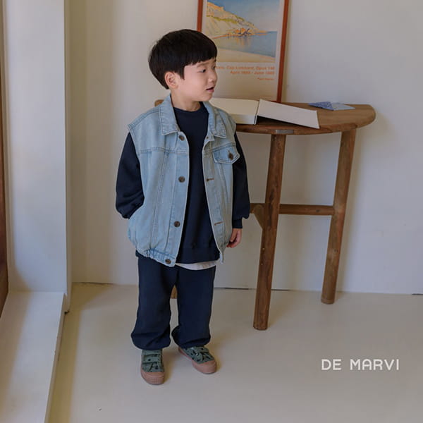 DE MARVI - Korean Children Fashion - #Kfashion4kids - Nine Denim Vest - 11