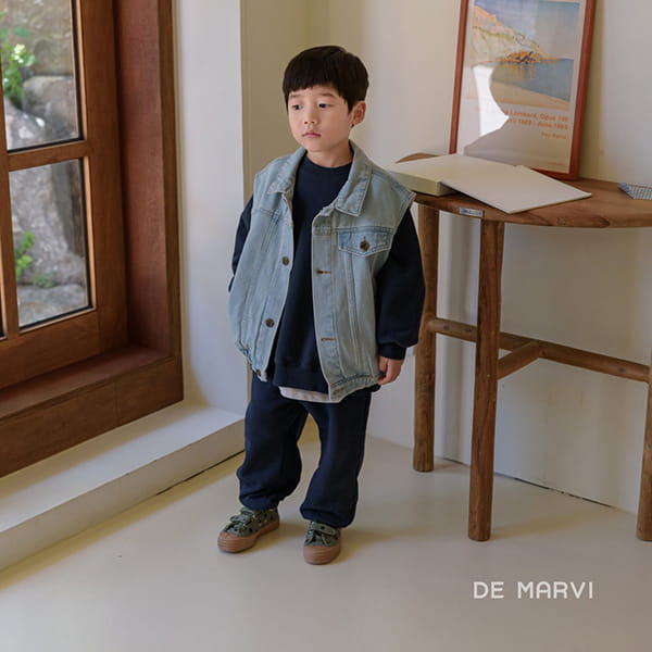 DE MARVI - Korean Children Fashion - #Kfashion4kids - Nine Denim Vest - 12