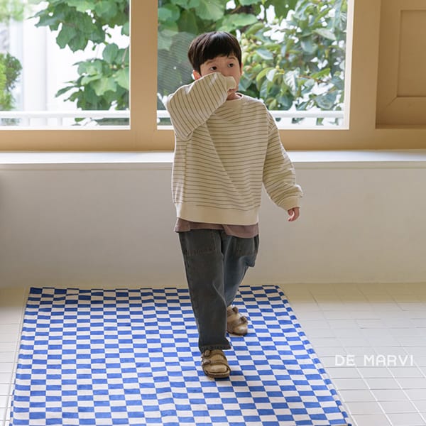 DE MARVI - Korean Children Fashion - #Kfashion4kids - Pin Stripe Sweatshirt - 5