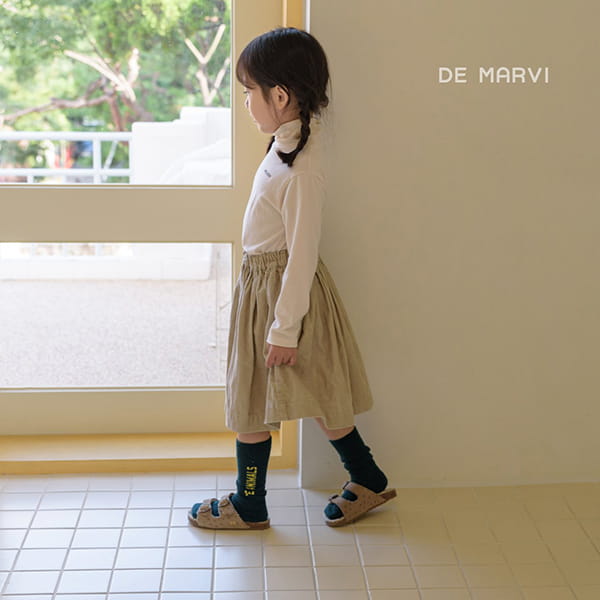 DE MARVI - Korean Children Fashion - #Kfashion4kids - Corduroy Skirt - 2