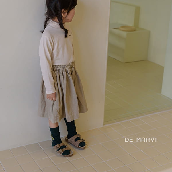 DE MARVI - Korean Children Fashion - #Kfashion4kids - Corduroy Skirt - 4