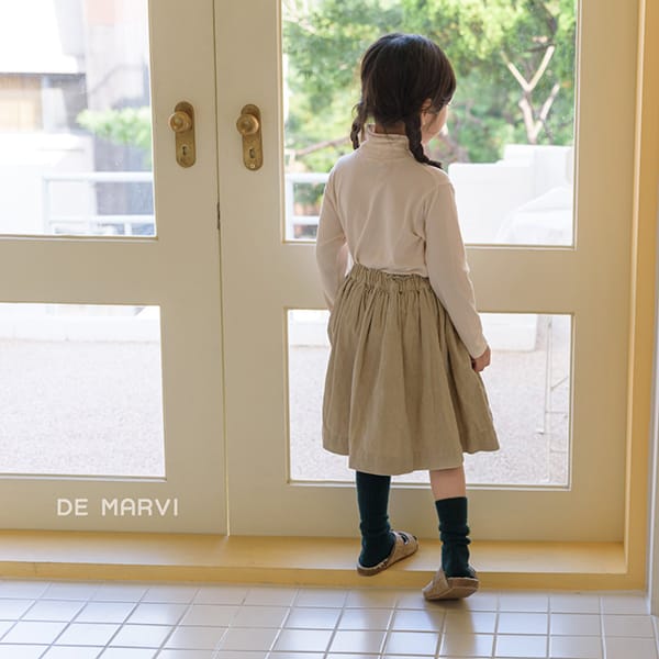 DE MARVI - Korean Children Fashion - #Kfashion4kids - Corduroy Skirt - 6