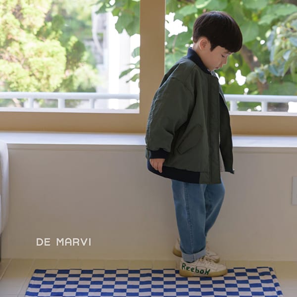 DE MARVI - Korean Children Fashion - #Kfashion4kids - One Span Denim Pants - 9
