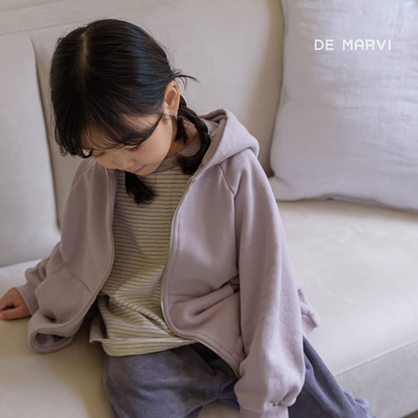 DE MARVI - Korean Children Fashion - #Kfashion4kids - Colored Stripe Tee - 10