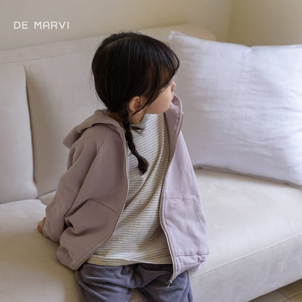 DE MARVI - Korean Children Fashion - #Kfashion4kids - Colored Stripe Tee - 11