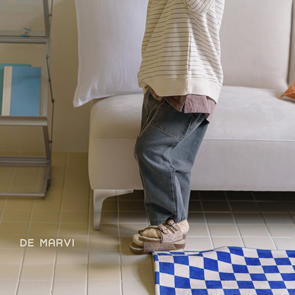 DE MARVI - Korean Children Fashion - #Kfashion4kids - Romy Denim Pants - 4