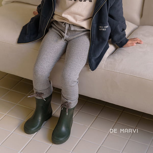 DE MARVI - Korean Children Fashion - #Kfashion4kids - 21 FW Rib Leggings - 11