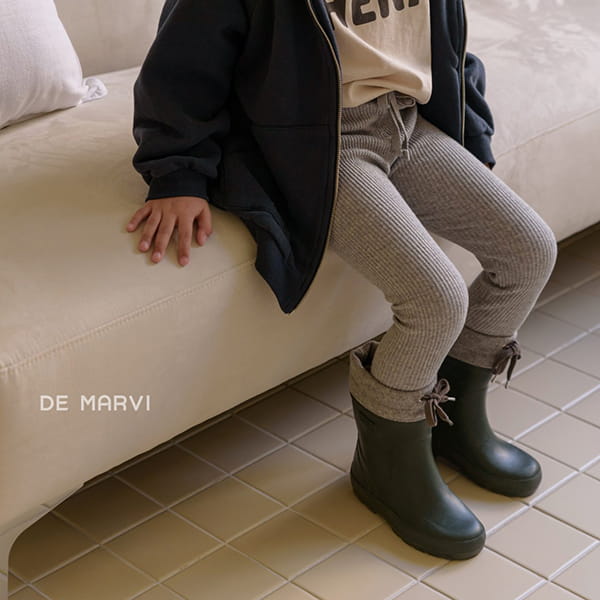 DE MARVI - Korean Children Fashion - #Kfashion4kids - 21 FW Rib Leggings - 12