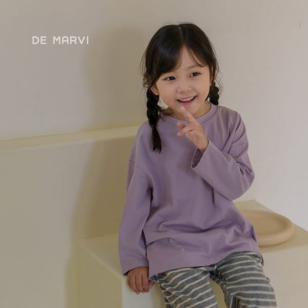 DE MARVI - Korean Children Fashion - #Kfashion4kids - Solid Single Tee - 2