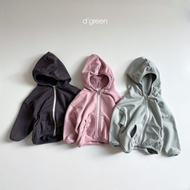 DIGREEN - Korean Children Fashion - #Kfashion4kids - Round Hoody Zip-up  - 2