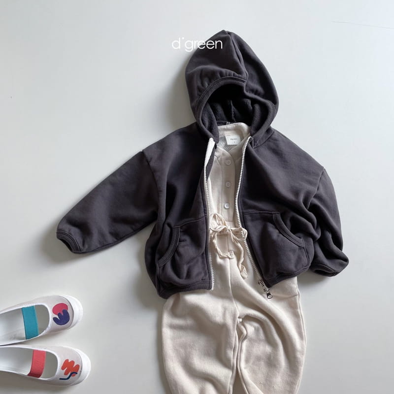 DIGREEN - Korean Children Fashion - #Kfashion4kids - Round Hoody Zip-up  - 7