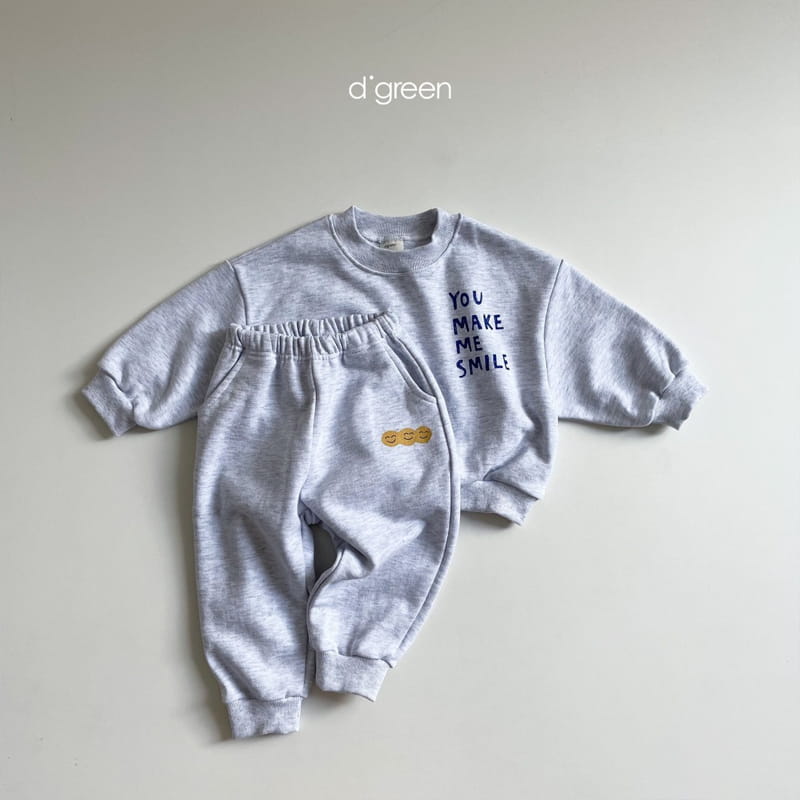 DIGREEN - Korean Children Fashion - #Kfashion4kids - Smile Top Bottom Set - 3