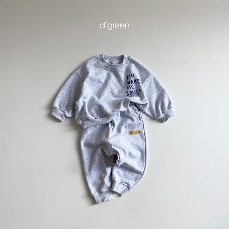 DIGREEN - Korean Children Fashion - #Kfashion4kids - Smile Top Bottom Set - 4