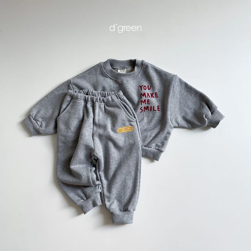 DIGREEN - Korean Children Fashion - #Kfashion4kids - Smile Top Bottom Set - 6