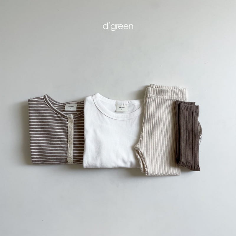 DIGREEN - Korean Children Fashion - #Kfashion4kids - Plain Leggings - 8