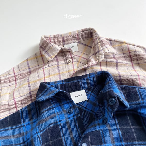 DIGREEN - Korean Children Fashion - #Kfashion4kids - Check Shirt - 2