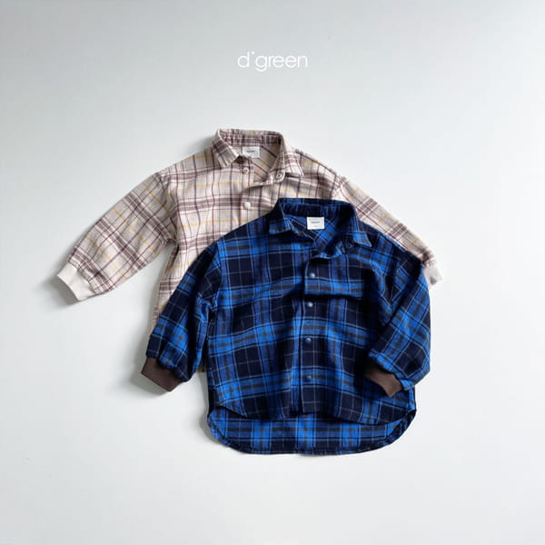 DIGREEN - Korean Children Fashion - #Kfashion4kids - Check Shirt - 3