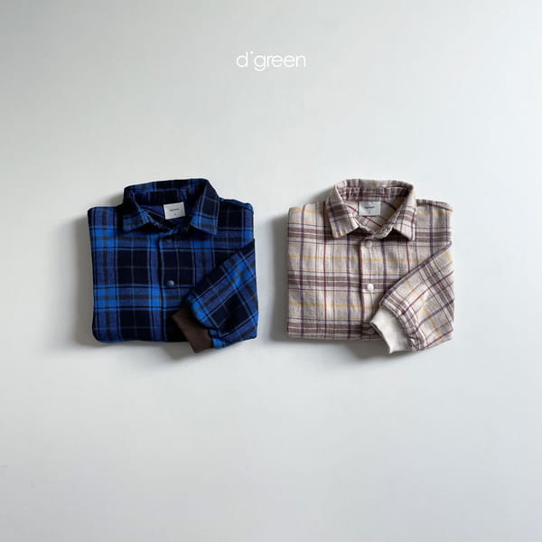 DIGREEN - Korean Children Fashion - #Kfashion4kids - Check Shirt - 4