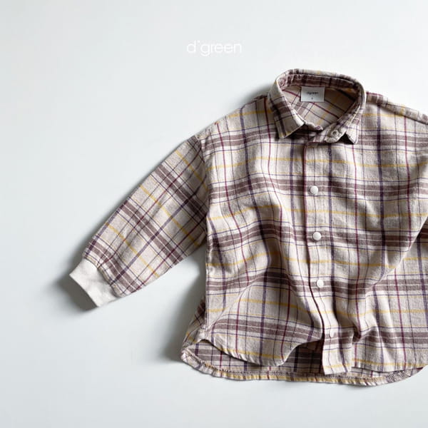 DIGREEN - Korean Children Fashion - #Kfashion4kids - Check Shirt - 7