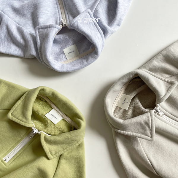 DIGREEN - Korean Children Fashion - #Kfashion4kids - Half Zip-up Sweatshirt - 3