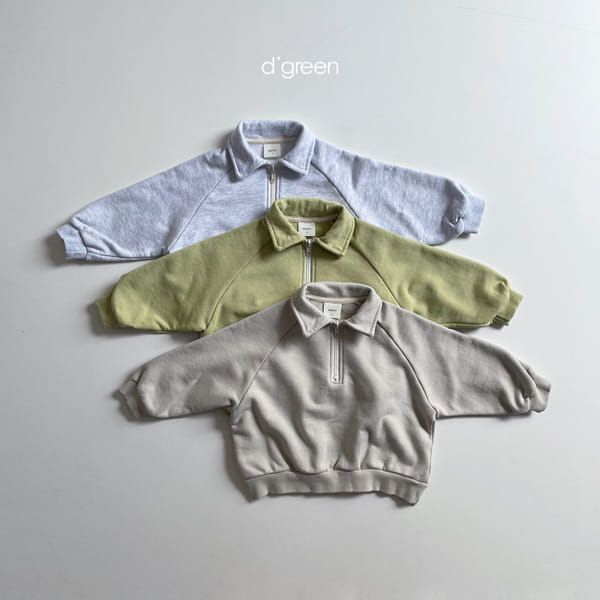 DIGREEN - Korean Children Fashion - #Kfashion4kids - Half Zip-up Sweatshirt - 4