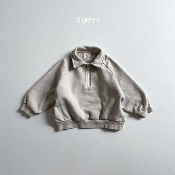 DIGREEN - Korean Children Fashion - #Kfashion4kids - Half Zip-up Sweatshirt - 7