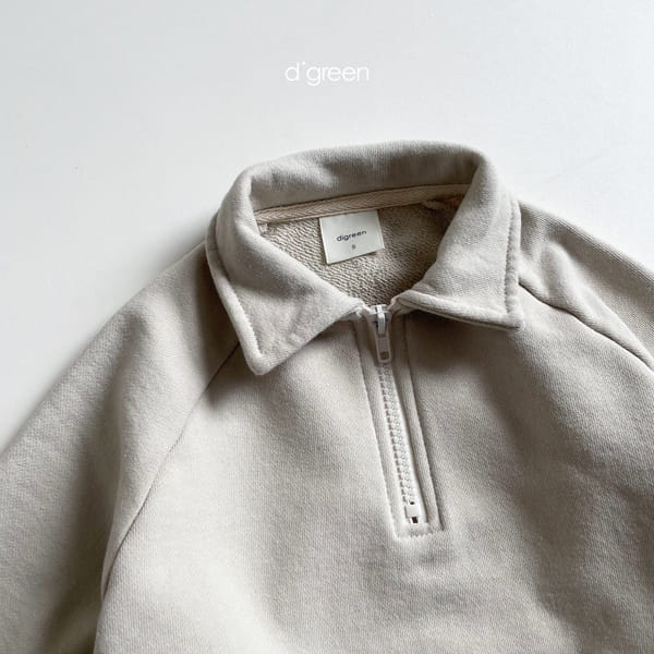 DIGREEN - Korean Children Fashion - #Kfashion4kids - Half Zip-up Sweatshirt - 8