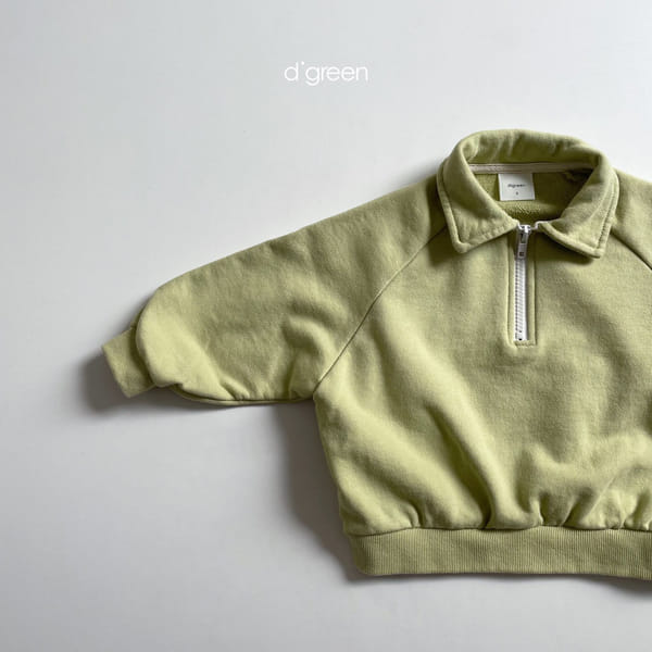 DIGREEN - Korean Children Fashion - #Kfashion4kids - Half Zip-up Sweatshirt - 9