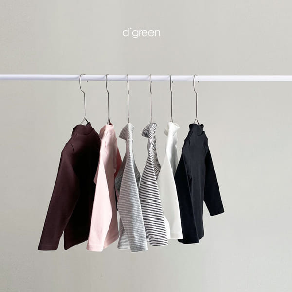 DIGREEN - Korean Children Fashion - #Kfashion4kids - Half Turtleneck Tee