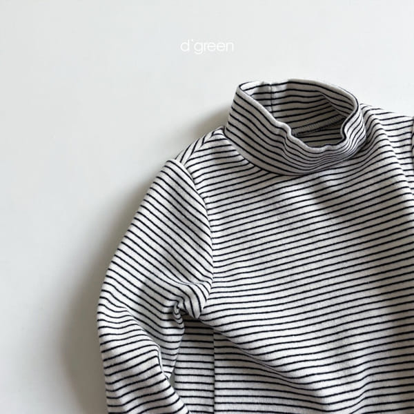 DIGREEN - Korean Children Fashion - #Kfashion4kids - Half Turtleneck Tee - 12
