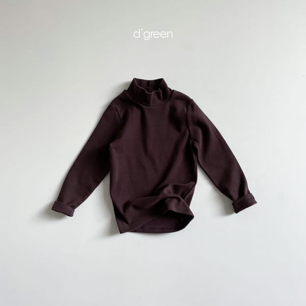 DIGREEN - Korean Children Fashion - #Kfashion4kids - Half Turtleneck Tee - 8
