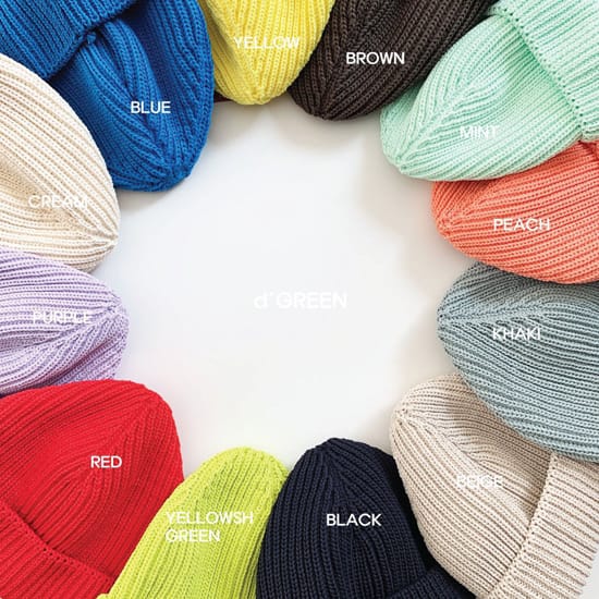 DIGREEN - Korean Children Fashion - #Kfashion4kids - Short Beanie - 2