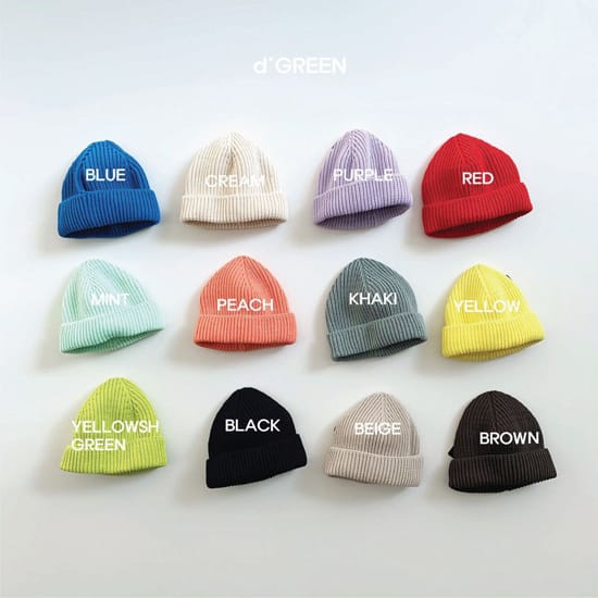 DIGREEN - Korean Children Fashion - #Kfashion4kids - Short Beanie - 3