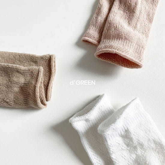 DIGREEN - Korean Children Fashion - #Kfashion4kids - Floral Socks [set of 3] - 6