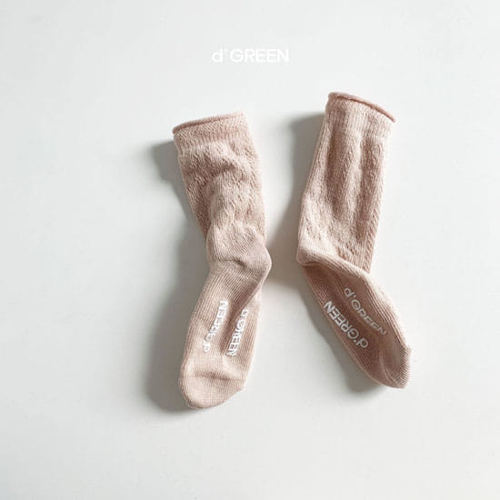DIGREEN - Korean Children Fashion - #Kfashion4kids - Floral Socks [set of 3] - 9