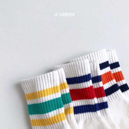 DIGREEN - Korean Children Fashion - #Kfashion4kids - Monami Socks [set of 3] - 4