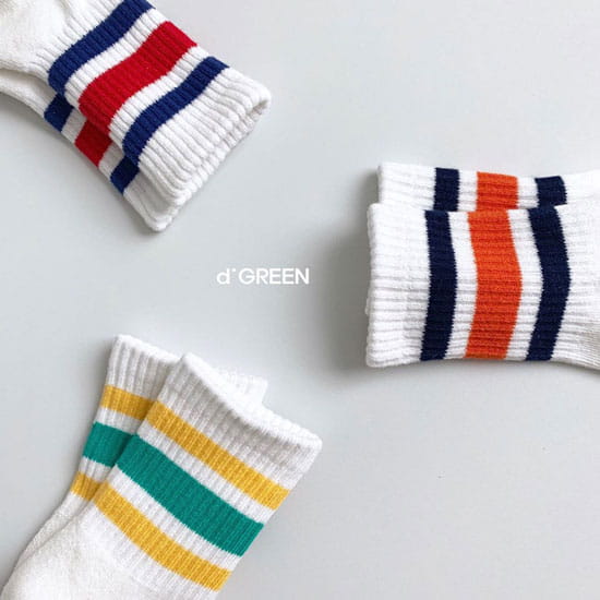 DIGREEN - Korean Children Fashion - #Kfashion4kids - Monami Socks [set of 3] - 5