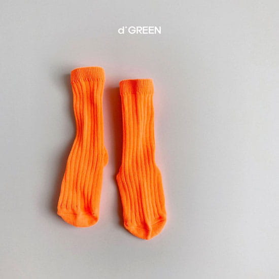 DIGREEN - Korean Children Fashion - #Kfashion4kids - Neon Socks [set of 5] - 7