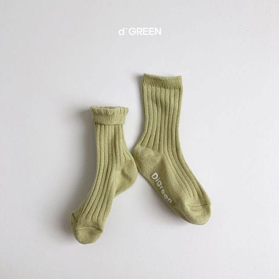 DIGREEN - Korean Children Fashion - #Kfashion4kids - Pistachio Socks [set of 5] - 10