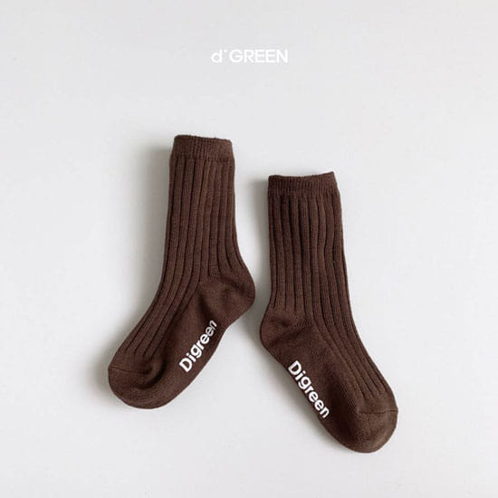 DIGREEN - Korean Children Fashion - #Kfashion4kids - Pistachio Socks [set of 5] - 6