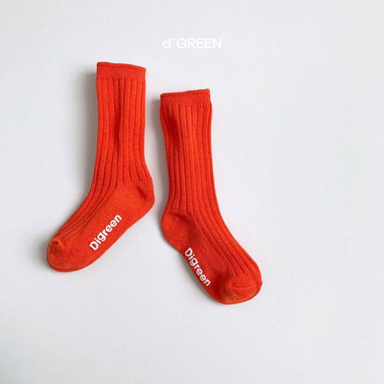 DIGREEN - Korean Children Fashion - #Kfashion4kids - Vivid Socks [set of 5] - 11
