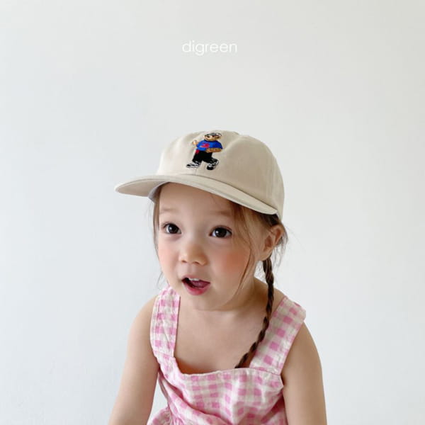 DIGREEN - Korean Children Fashion - #Kfashion4kids - Bear Ball Cap