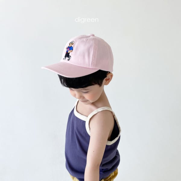 DIGREEN - Korean Children Fashion - #Kfashion4kids - Bear Ball Cap - 10
