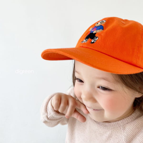 DIGREEN - Korean Children Fashion - #Kfashion4kids - Bear Ball Cap - 12