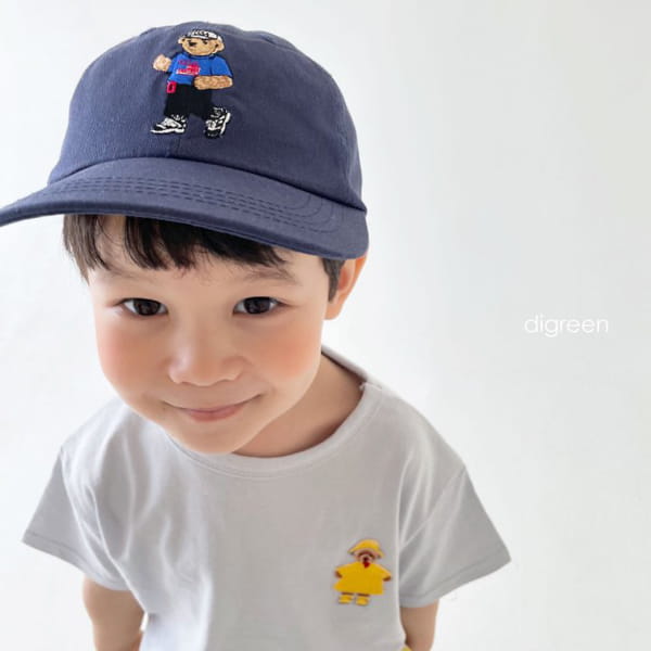 DIGREEN - Korean Children Fashion - #Kfashion4kids - Bear Ball Cap - 4